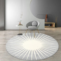 Modern Style Carpets for Living Room Home Fluffy Soft Floor Mat Thicken Anti-slip Bedroom Decor Round Carpet Washable Lounge Rug
