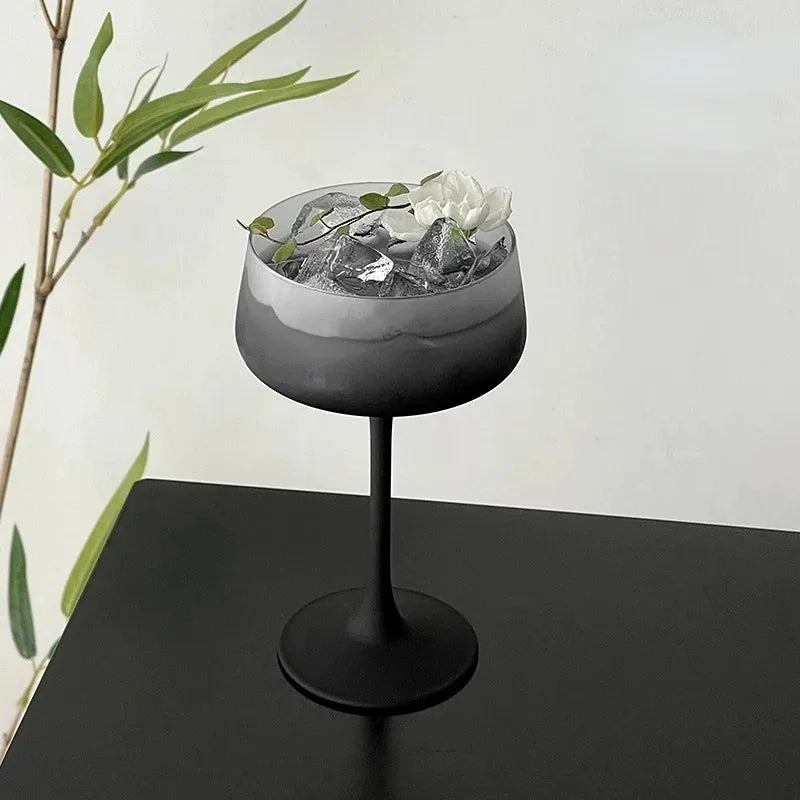 Creative Cocktail Glasses Cup Japanese Style Tower Glass Cup Red Wine Goblet Fruit Wine Cups Martini Glasses Bar Kitchen Tools