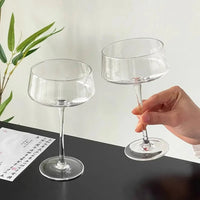 Creative Cocktail Glasses Cup Japanese Style Tower Glass Cup Red Wine Goblet Fruit Wine Cups Martini Glasses Bar Kitchen Tools