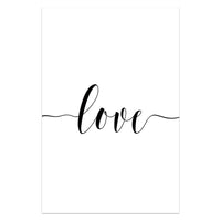 Quote Words Nordic Style Canvas Painting Simple Love Posters and Prints for Living Room Couples Wall Art Painting Home Decor
