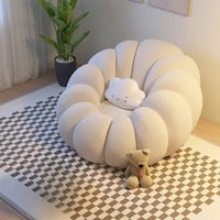 Creative Pumpkin Shape Single Lazy Sofa Bedroom Balcony Living Room Lounge Chair Detachable Washable Living Room Furniture