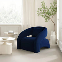 Modern European style lazy single sofa, simple style leisure chair, light luxury high-end sofa chair, frosted velvet fabric