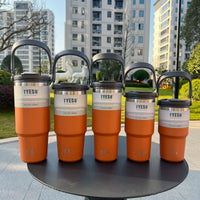 TYESO Stainless Steel Coffee Cup Cold And Hot Double-layer Insulated Cup Tumbler Thermo Water Bottle Car Travel Mug Vacuum Flask