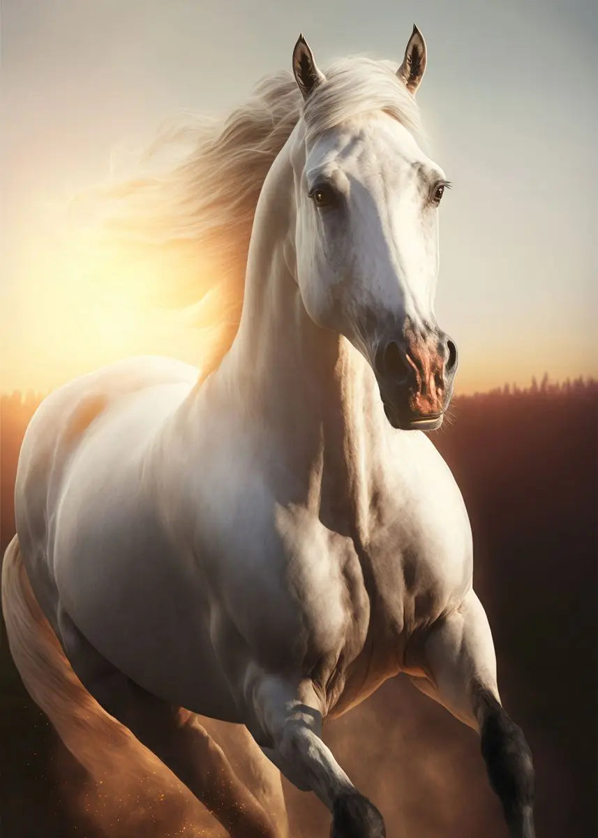 Black and White Wild Horses Canvas Paintings on the Wall Art Posters and Prints Animals Modern Art Pictures Room Decor Cuadros