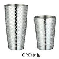 Stainless Steel Boston Shaker Bar Shaker with different Surface Finish -2 Piece Cocktail Shaker, 15-Ounce and 25-Ounce