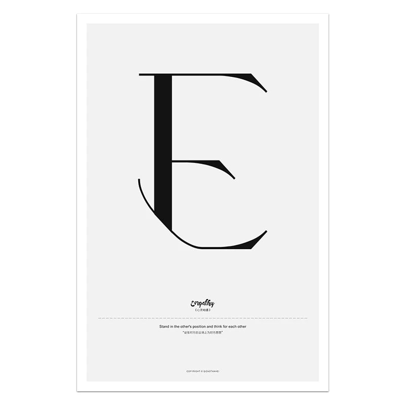 Quote Words Nordic Style Canvas Painting Simple Love Posters and Prints for Living Room Couples Wall Art Painting Home Decor