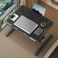 Laptop Tray, Multi-purpose Premium Lapdesk, Height Angle Adjustable, Drawer, Tablet Slot, for Eating, Working, Writing, Gaming,