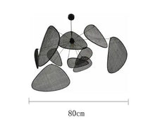 Rattan chandelier Wicker Suspension lamp Screen Cannage Kitchen Wood Bamboo chandelier e27 Creative Leaf Grid Hand designer lamp