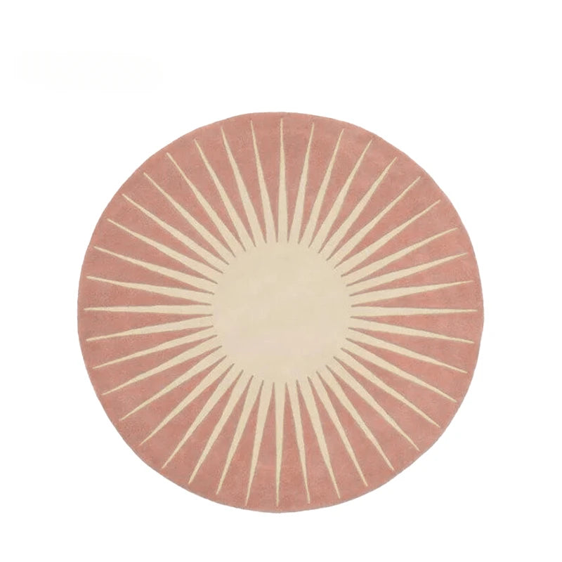 Modern Style Carpets for Living Room Home Fluffy Soft Floor Mat Thicken Anti-slip Bedroom Decor Round Carpet Washable Lounge Rug