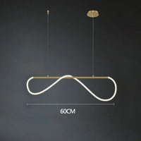Post-Modern Restaurant Notes Long Hose Lamp Creative Bar Cafe Shop Art Front Desk Designer Chandeliers