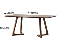 Pure Solid Wood Dining Table for Home Use High-End Restaurant Furniture Simple Design for Multiple People