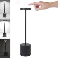LED Table Lamp Touch Sensor Night Light USB Rechargeable Portable Bedroom Night Light Wireless Reading Lamp Restaurant Hotel Bar