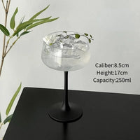 Creative Cocktail Glasses Cup Japanese Style Tower Glass Cup Red Wine Goblet Fruit Wine Cups Martini Glasses Bar Kitchen Tools