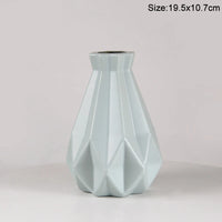 Modern Flower Vase Plastic Flower Bouquet Pot Basket Nordic Home Living Room Decoration Ornament Dinner Table Flower Arrangement
