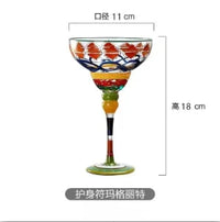 High end crystal glass 360 degree rotating decanter drum 1500ml decanter wine dispenser inflator mirror kettle decoration