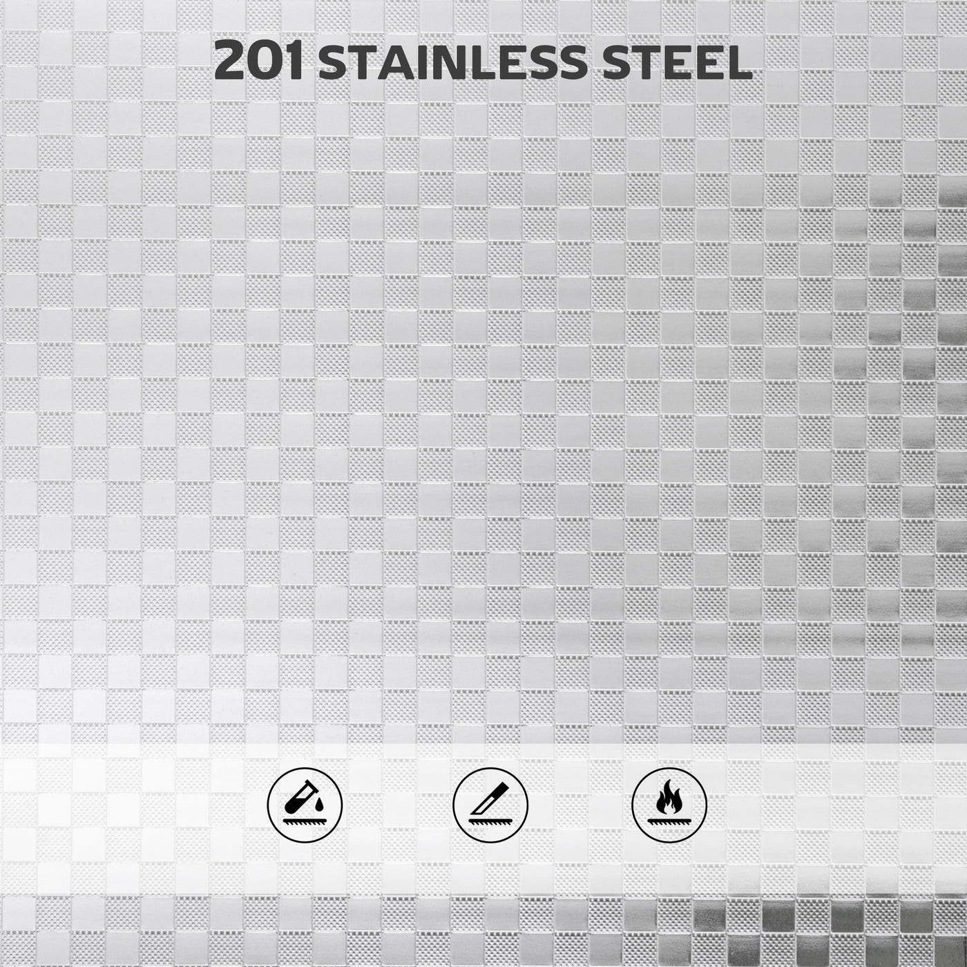 4 Tier Stainless Steel Rolling Cart with Adjustable Shelves, Utility Cart on Wheels with Handles for Kitchen, Silver