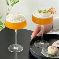 Creative Cocktail Glasses Cup Japanese Style Tower Glass Cup Red Wine Goblet Fruit Wine Cups Martini Glasses Bar Kitchen Tools