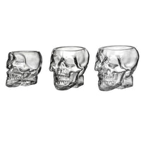 80/150/350 ML Skull Glasses Novelty Drinking Glassware Gothic Kitchen Decor Skull Face Beer Mug Halloween Decor for KTV Bar Club
