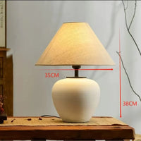 Retro Ceramic Floor Lamp, Bedroom Table Floor Lamp, Living Room Bedside Floor Lamp, Room Decoration Indoor Lighting Lamp