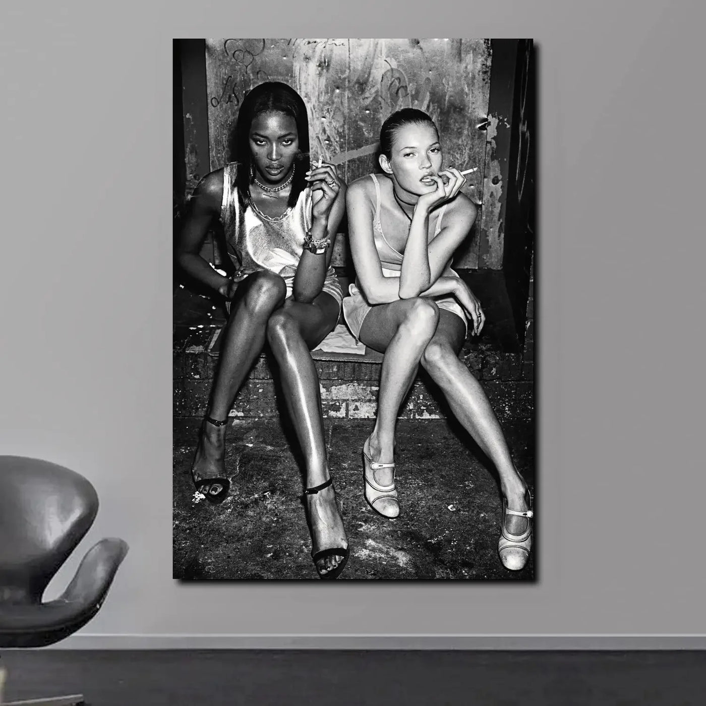 Scandinavian Simple Wall Art Sexy Supermodel Kate Moss HD Canvas Poster Print for Home Bedroom Living Room Decoration Gifts