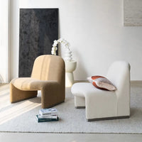 MOMO Hill Designer Chair Single Sofa Small Household Lounge Chair Scandinavian Bauhaus Chair Vintage Sofa Chair