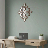 4PCS Boho Tear-Shaped Decorative Wall Mirrors, Acrylic Modern Mirror Wall Art, Bedroom, Office, Bedroom & Living Room Ornament