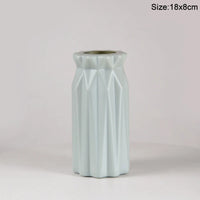 Modern Flower Vase Plastic Flower Bouquet Pot Basket Nordic Home Living Room Decoration Ornament Dinner Table Flower Arrangement