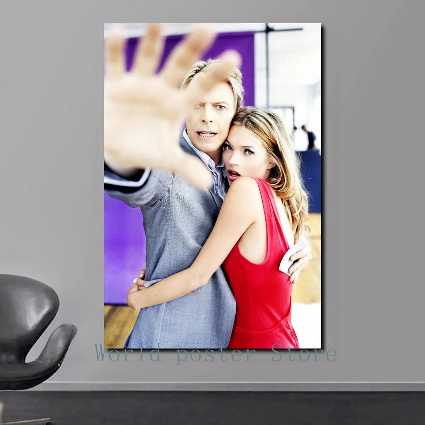 Scandinavian Simple Wall Art Sexy Supermodel Kate Moss HD Canvas Poster Print for Home Bedroom Living Room Decoration Gifts