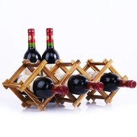 6/10 Wooden Bottle Holders Wine Rack Storage Wine Cabinet Kitchen Pantry Bar Wine Cabinet Multiple Bottles Pine Wood Wine Stand