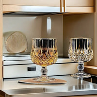 European classical crystal glass liquor bottle foreign wine glass household whiskey glass set spirits glass wine set