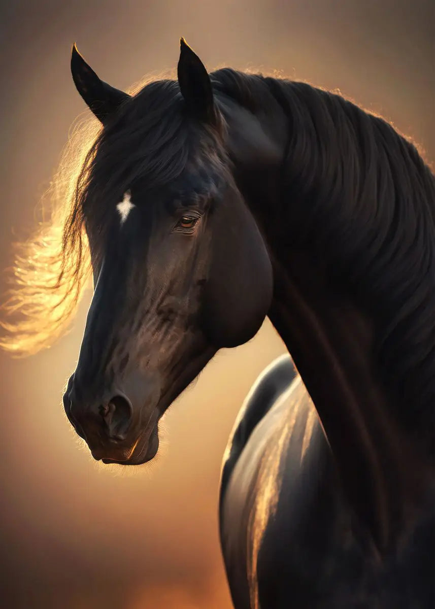 Black and White Wild Horses Canvas Paintings on the Wall Art Posters and Prints Animals Modern Art Pictures Room Decor Cuadros