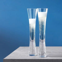 Hourglass Shape Glass Cup Tall Elegant Champagne Flute for Juice Beer Cocktail Home Bar Party Wedding