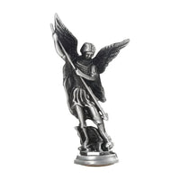 Christian Saint Michael FigurineThe Archangel Defeating Satan Guardian Statues Zinc Alloy Ctafts For Home Room Tabletop Desktop