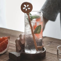 1PCS Creative Square Glass Transparent Cold Drink Large Capacity Iced Coffee Milk Tea Drinking Cup Red Wine Glass Coffee Cup
