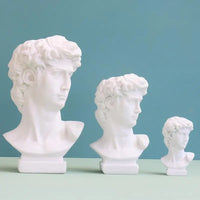 David Creative Portrait Vase Human Head Flower Vases Decorative Ornaments Resin David Home Flowers Art Decor
