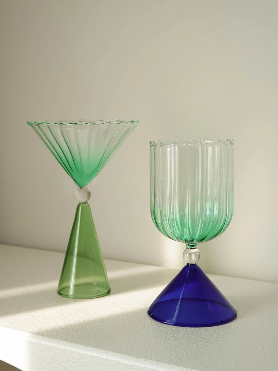 1pc Champagne Coupe Cocktail Glass Flutes Glass Whiskey Cups Tall Glasses Glass Cups Champagne Flute Wine Goblet
