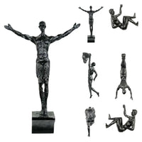Athlete Rock Climbing Resin Background Wall Hanging Decoration, Sculpture Statue, Retro Figures, Present Decor New 2023
