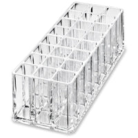 24 Slots Makeup Brush Organizer Acrylic Lipstick Organizer Cosmetic Storage Makeup Lipgloss Display Box Makeup Brushes Storage