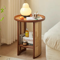Rattan Weaving Bamboo Coffee Tables