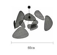 Rattan chandelier Wicker Suspension lamp Screen Cannage Kitchen Wood Bamboo chandelier e27 Creative Leaf Grid Hand designer lamp