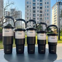 TYESO Stainless Steel Coffee Cup Cold And Hot Double-layer Insulated Cup Tumbler Thermo Water Bottle Car Travel Mug Vacuum Flask
