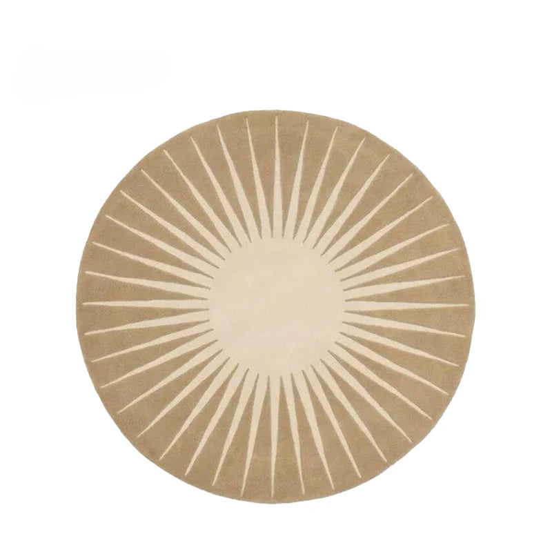 Modern Style Carpets for Living Room Home Fluffy Soft Floor Mat Thicken Anti-slip Bedroom Decor Round Carpet Washable Lounge Rug