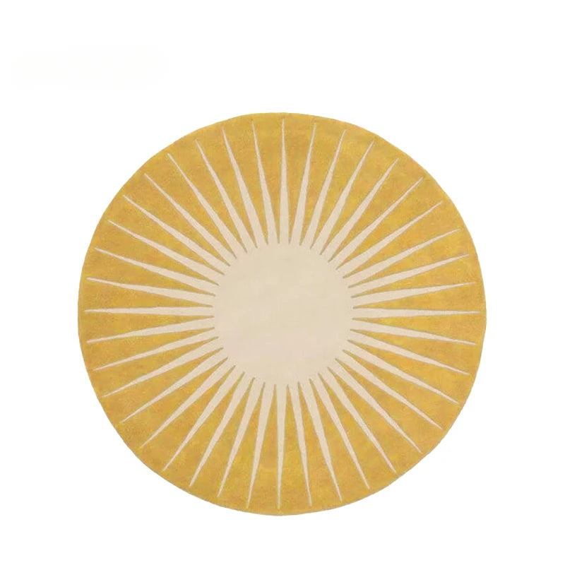 Modern Style Carpets for Living Room Home Fluffy Soft Floor Mat Thicken Anti-slip Bedroom Decor Round Carpet Washable Lounge Rug