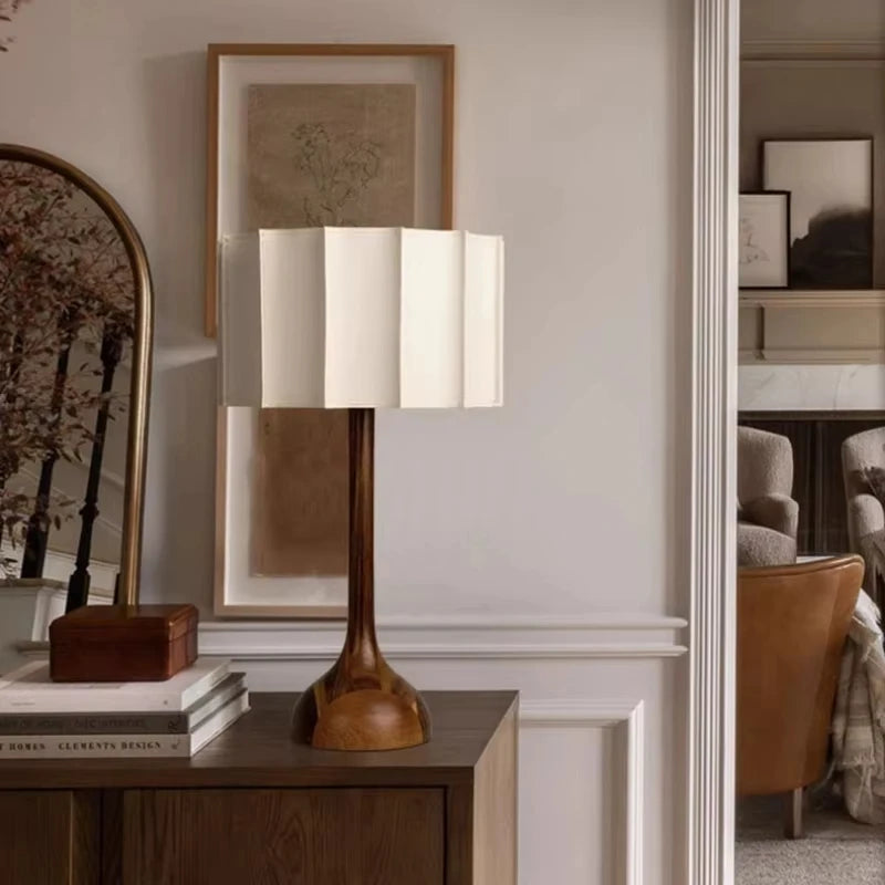 Wabi Sabi Floor Lamp Minimalist Solid Wood Lamp