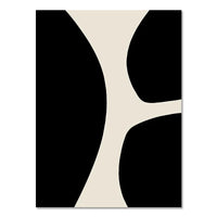 Abstract Boho Geometric Line Posters Black Beige Bohemian Wall Art Canvas Painting Print Picture for Living Room Home Decoration