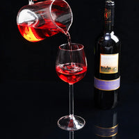 300ml Glass Cup European Crystal Shark Red Wine Cup Wine Bottle High Heel Shark Red Wine Cup Wedding Party Gift