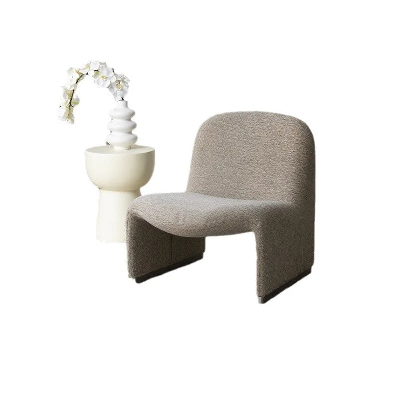 MOMO Hill Designer Chair Single Sofa Small Household Lounge Chair Scandinavian Bauhaus Chair Vintage Sofa Chair
