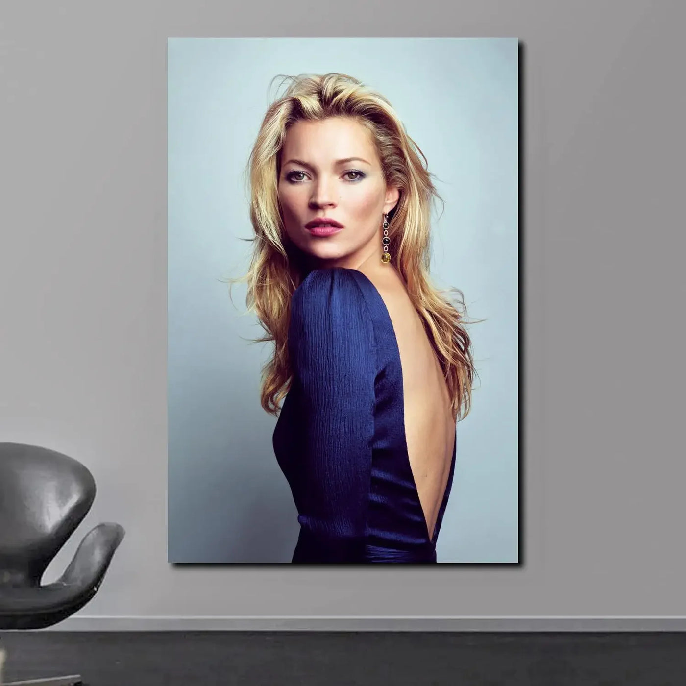 Scandinavian Simple Wall Art Sexy Supermodel Kate Moss HD Canvas Poster Print for Home Bedroom Living Room Decoration Gifts
