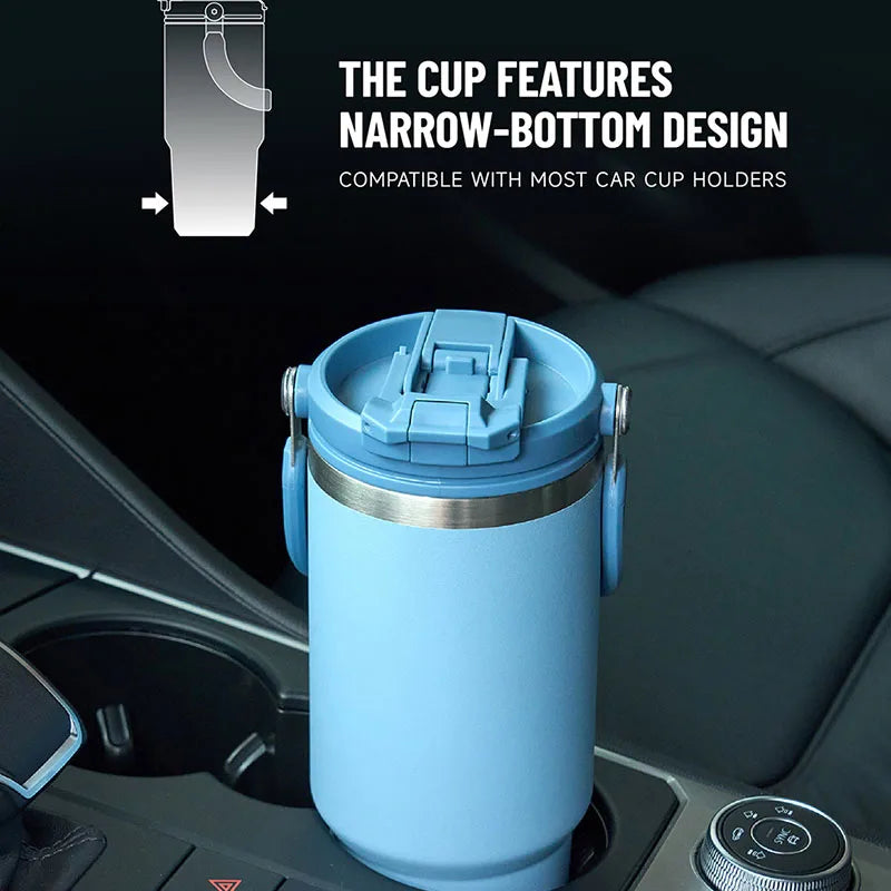 TYESO Stainless Steel Coffee Cup Cold And Hot Double-layer Insulated Cup Tumbler Thermo Water Bottle Car Travel Mug Vacuum Flask