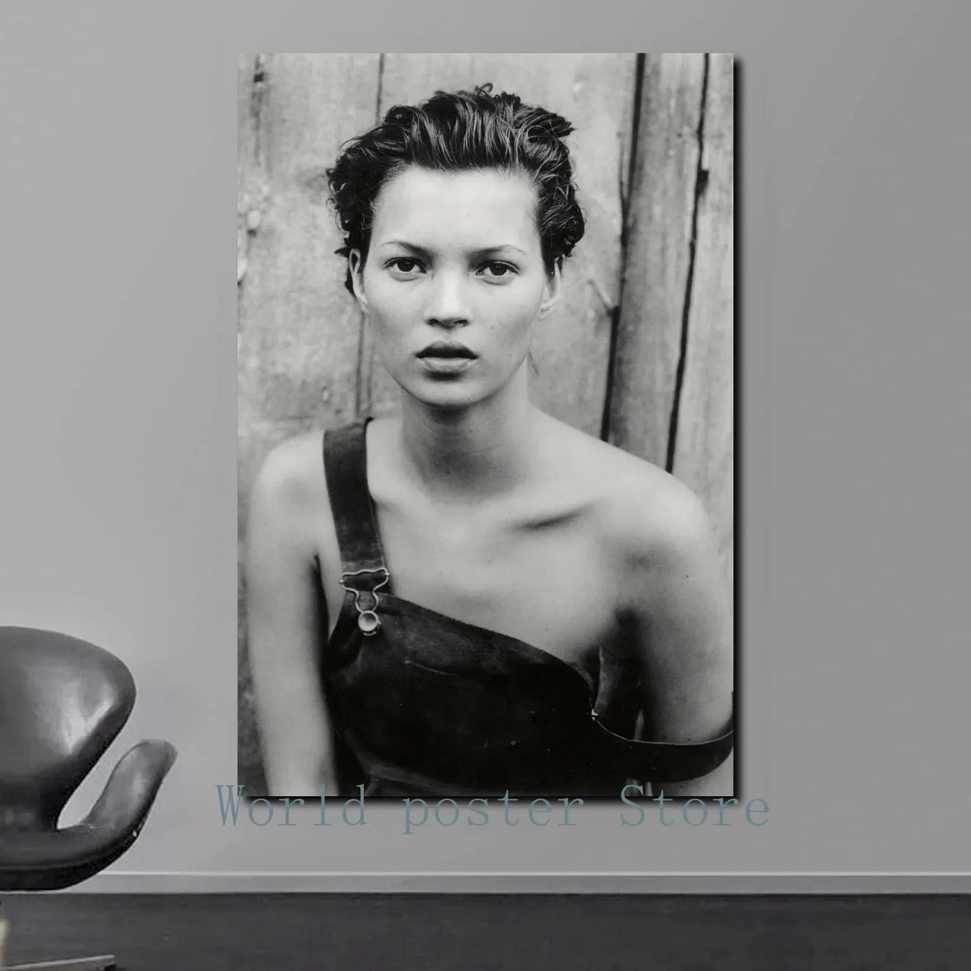 Scandinavian Simple Wall Art Sexy Supermodel Kate Moss HD Canvas Poster Print for Home Bedroom Living Room Decoration Gifts